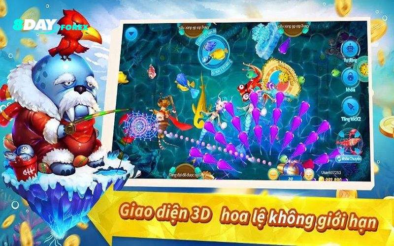 Bắn cá 3D hỗn chiến sở hữu cốt truyện mới ly kỳ