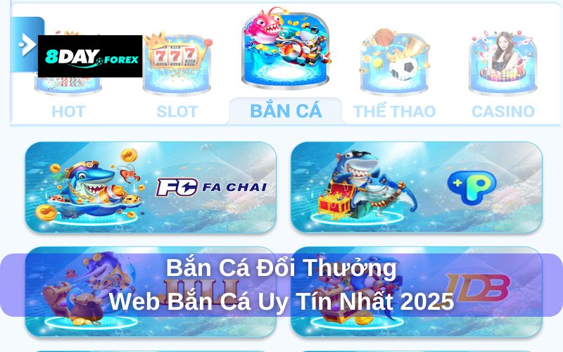 Web bắn cá đổi thưởng uy tín 2025