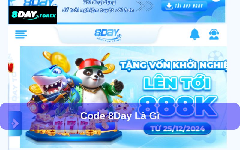 Code 8Day là các mã ưu đãi đặc biệt cho người chơi