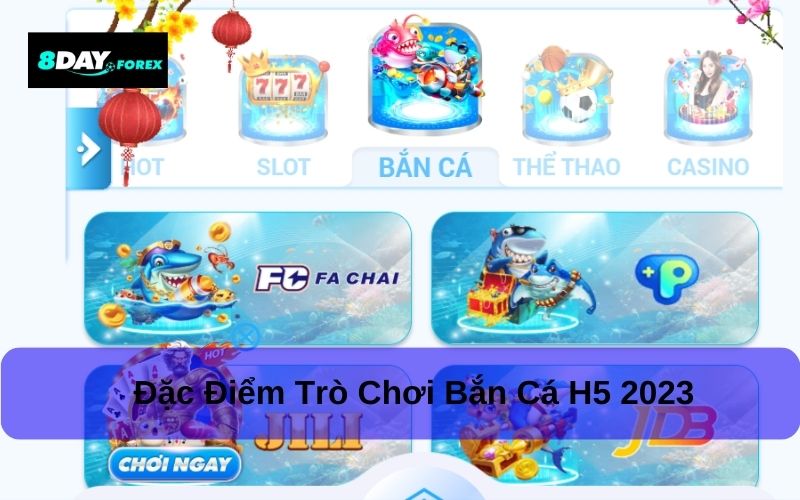 Đặc điểm trò chơi Bắn cá H5 2023
