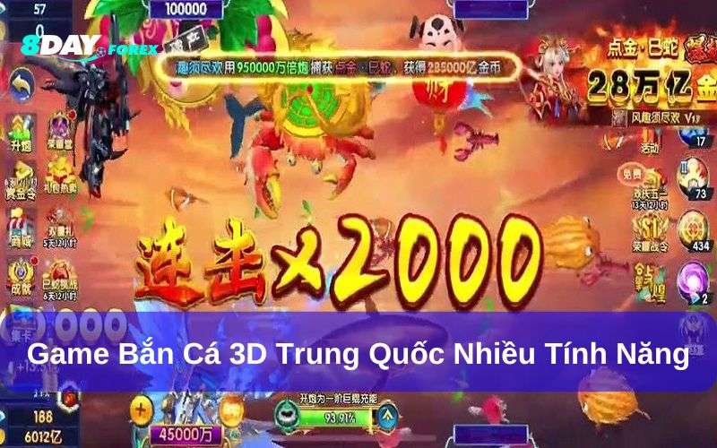 Tính năng khóa mục tiêu giúp tăng tỷ lệ bắn trúng cá