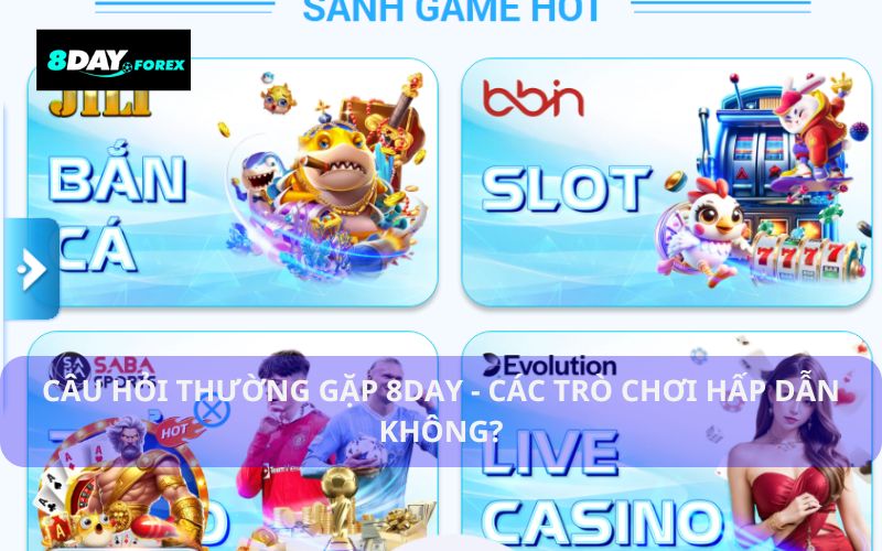 Giải đáp câu hỏi thường gặp 8day về trò chơi có hấp dẫn không