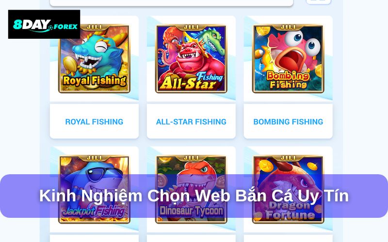 Kinh nghiệm chọn web bắn cá chất lượng