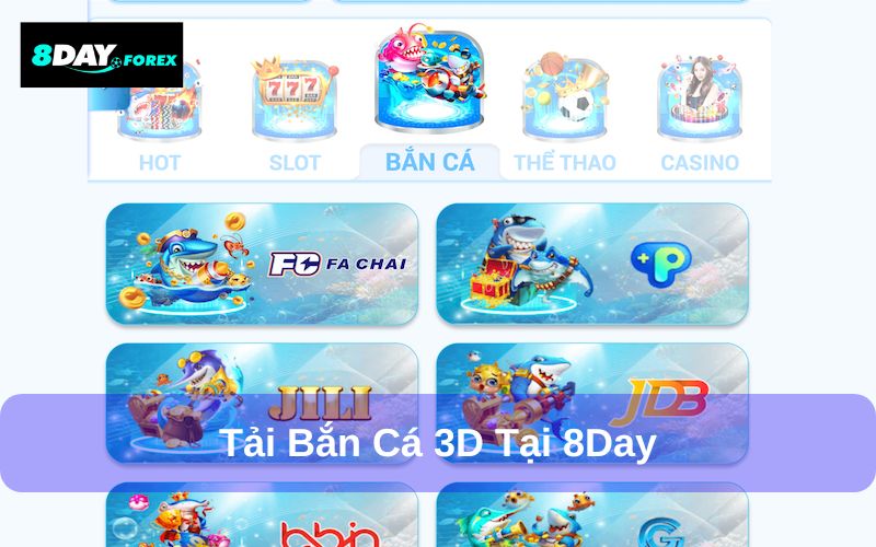 Tải game bắn cá 3d tại 8Day