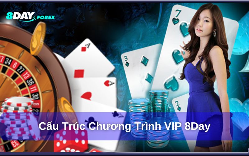 Cấu trúc chương trình VIP với nhiều ưu đãi hấp dẫn 8Day