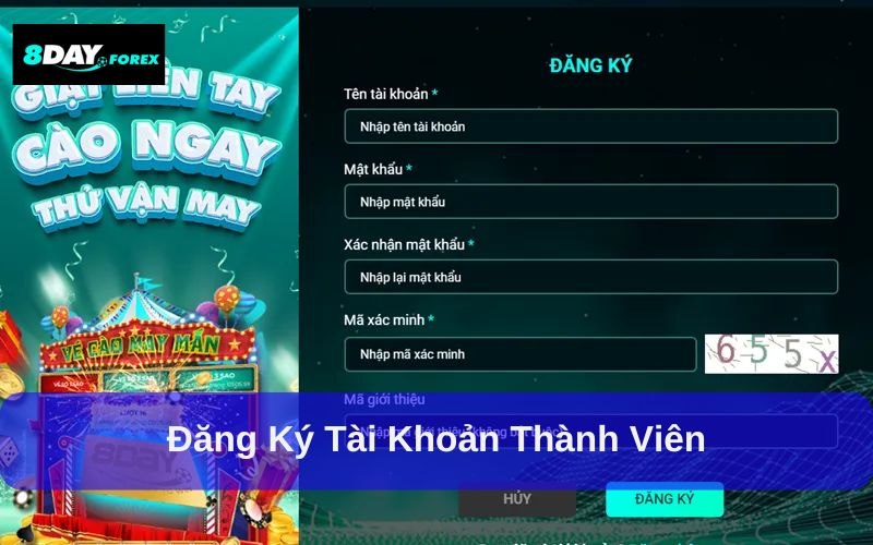 Đăng ký tài khoản thành viên