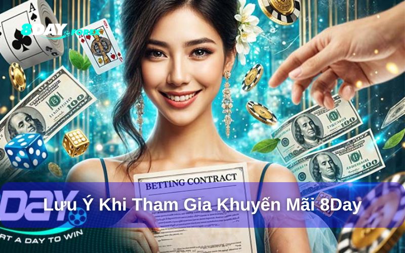 Lưu ý khi tham gia khuyến mãi 8Day