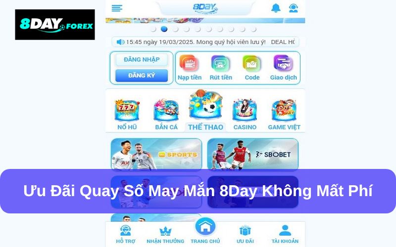 Kiểm tra thông báo thường xuyên để lấy vé quay miễn phí