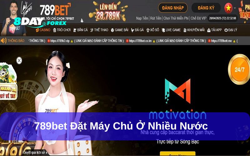 Máy chủ 789bet đặt tại nhiều quốc gia khác nhau