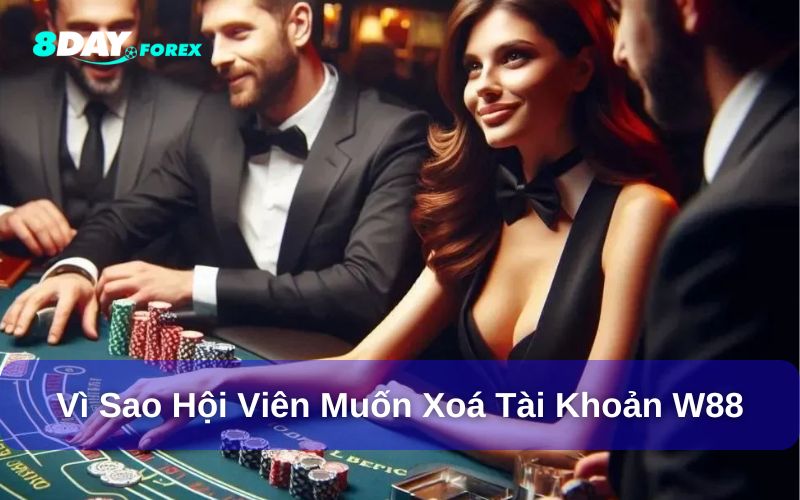 Lý do khiến hội viên muốn xoá tài khoản W88