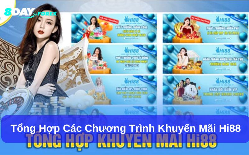 Tổng hợp các chương trình khuyến mãi hi88